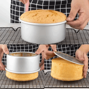 4/6/8/10/12inch Tiered Round Cake Mold Removable Bottom Aluminum Alloy Cake Pan Set Non Stick Baking Mould Kitchen Tools - Image 2