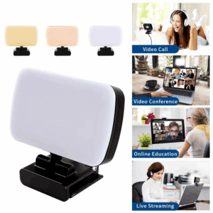 Video Conference 6500K Portable LED Video Light Cube Laptop Computer Webcam Light Zoom Call Lighting Clip for Live Streaming - Image 7