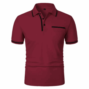 New Men's Short Sleeve Polo Shirts Solid Color Casual T-shirt Summer Trendy Breathable Loose Basic Splice Top Pockets Men Shirts - Image 5