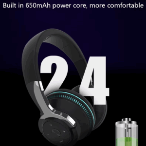 NEWMSNR Heavy Bass Colorful Light Gamer Headsets Bluetooth Headphones Head-mounted Noise Reduction Wireless Earphones for iPhone - Image 5