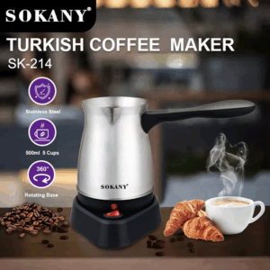 500ML Turkish Electric Kettle Portable Stainless Steel Teapot Water Boiler 220V Home Tea Pot Coffee Maker Machine 5 Cup 주전자 전기포트 - Image 2