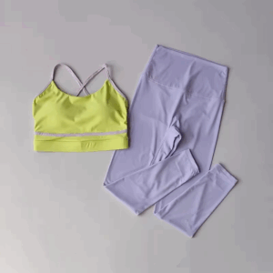 Women's Yoga Set Workout Set 2 Piece High Waist Yoga Leggings Sports Bra Gym Suit Activewear Sports Fitness Set Sports Suit - Image 4