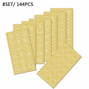 144Pcs Kitchen Labels Stickers For Ingredients Spice Jars Bottle Container Sorting Mark On Can Storgae Box Sticker - Image 2