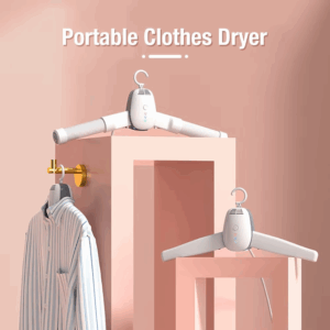 Electric Clothes Drying Rack Hang Clothes Dryer UV Sterilization Portable Travel Home Business Mini Folding Clothes Heater - Image 7
