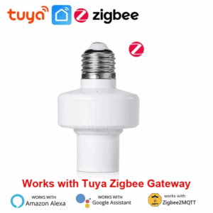 Tuya WiFi/Zigbee Smart Light Socket E27 Bulb Adapter Lamp Holder Base AC85-265V Smart Life App Control Support Alexa Google Home - Image 2