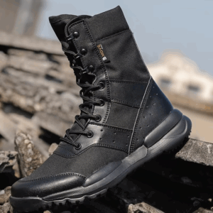 Summer Breathable Desert Hiking Boots Mens High Top Outdoor Climbing Mountaineering Army Shoes Lightweight Tactical Combat Boots - Image 4