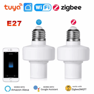 Tuya WiFi/Zigbee Smart Light Socket E27 Bulb Adapter Lamp Holder Base AC85-265V Smart Life App Control Support Alexa Google Home - Image 7
