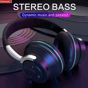 NEWMSNR Heavy Bass Colorful Light Gamer Headsets Bluetooth Headphones Head-mounted Noise Reduction Wireless Earphones for iPhone - Image 7