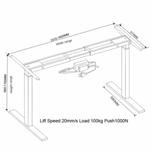 Free Ship Electric Stand Up Desk Lifting Frame Height Adjustable Electric Lifting Table Intelligent with Memory Smart Keyboard - Image 3