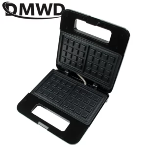 DMWD Multifunctional Electric Sandwich Makers Mini Grilling Panini Plate Waffle Toaster Breakfast Machine Barbecue Oven EU 220V - Image 3