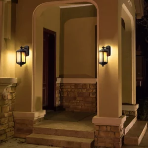 Outdoor Wall Lamp Waterproof Outdoor Chinese Style Gate Garden Courtyard Retro Exterior Wall Balcony Door Front Lamp - Image 6