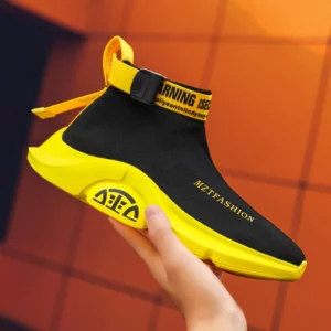 High Top Sock Men's Sneakers New Running Shoes For men Sneakers Breathable Outdoor Zapatillas Hombre Sports Shoes Men Basket - Image 2