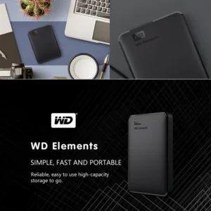WD Elements Portable External Hard Drive Disk HD 1TB 2TB High capacity SATA USB 3.0 Storage Device Original for Computer Laptop - Image 3