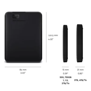 WD Elements Portable External Hard Drive Disk HD 1TB 2TB High capacity SATA USB 3.0 Storage Device Original for Computer Laptop - Image 6