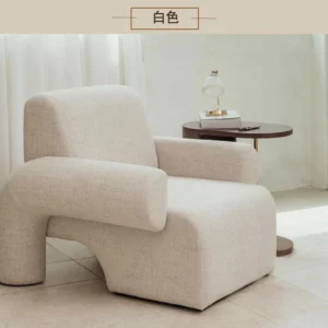 JOYLIVE Creative Single Sofa Vintage Casual Corduroy Settee Fabric Lazy Leisure Chair Living Room Bedroom Home Use 2023 New - Image 4