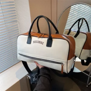 Large Capacity PU Zipper Travel Bag 2025 New High Quality Brand Simplicity Waterproof Luxury Leisure Vacation Luggage Bag - Image 2