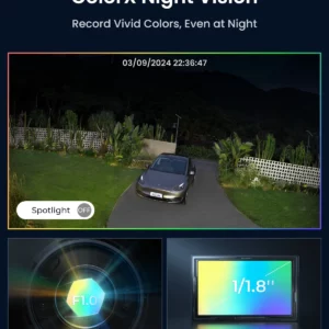 Reolink 4K Battery WiFi Security Camera 360° PT Auto Tracking Color Night Vision Wireless IP Camera Home Hub Security System - Image 5