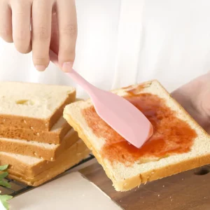 Silicone cream spatula Non-stick butter spatula Heat-resistant kitchen baking tools DIY cake baking tools - Image 5