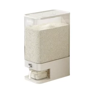 Sealed Rice Storage Box Moisture-Proof Insect-Proof Grain Container Push Dispenser Dry Food Storage Kitchen Grain - Image 6