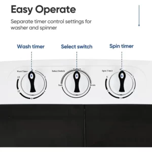 Portable washing machine Mini double drum washing machine 220V 500W Washing Machines - Image 6