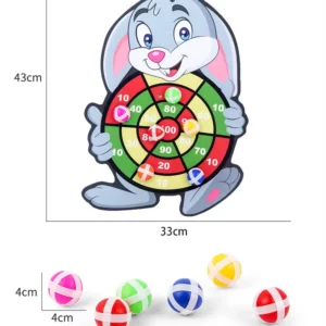 Child Montessori Toys for Kids 2 to 4 Years Old Cartoon Animal Dart Board Sticky Ball Family Interactive Educational Toys Baby - Image 6