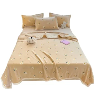 Floral Print Flannel Baby Blanket Bedding soft kids Nap Cover Air Conditioning Blankets Summer Thin Quilt Sofa Shawl - Image 6
