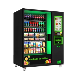 Professional Touch Screen Vending Machine Healthy Fresh Vegetables Salad Fruit Vending Machine With Refrigeration - Image 2