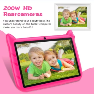 New 7 Inch Cartoon Pattern Kids Tablets Quad Core 4GB+64GB ROM Bluetooth 5G WiFi Learning Education Games Tablet Children's Gift - Image 4