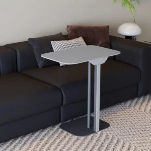 Italian Minimalist Saddle Leather Sofa Table Home Furniture Living Room Floating Storage Shelf Bedroom Bedside Corner Table - Image 2
