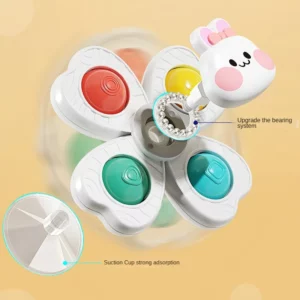 Baby Sucker Spinning Toys Children Bath Montessori Education Rotating 3 Years Bathroom Toys for Toddler Infant Toys for Baby - Image 6