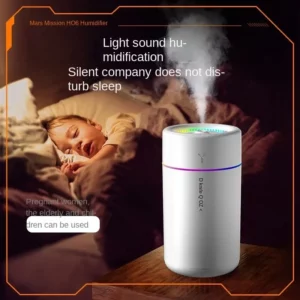280ML Air Humidifier Large Fog Volume Colorful Atmosphere Light Silent Aroma Diffuser Essential Oils Aromatherapy for Home Car - Image 3