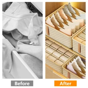 Underwear Organizer Storage Box Cabinets Drawers Organizer Bra Socks Storage Box Wardrobe Clothes Organizer Closet Organizer - Image 2