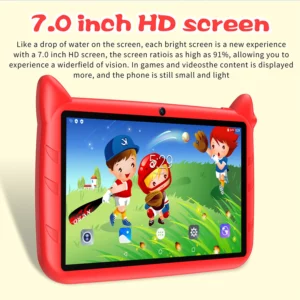 New 7 Inch Cartoon Pattern Kids Tablets Quad Core 4GB+64GB ROM Bluetooth 5G WiFi Learning Education Games Tablet Children's Gift - Image 2