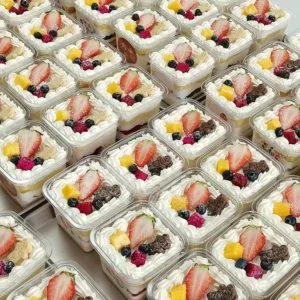 10/25/50pcs Transparent Cake Box Disposable Plastic Tiramisu Dessert Box Cups Bowls Container With Lids Salad Cupcake Gift Box - Image 2