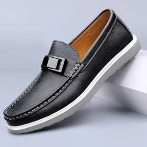 Summer Brand British Style Leather Mens Casual Shoes Designer Loafers Business Driving Shoes Formal Mocassin Men Walking Shoes - Image 3