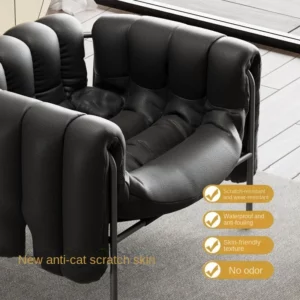 MOMO Light Luxury Sofa Chair Designer Retro Modern Living Room Balcony Lazy Lounge Chair Leisure Senior Leisure Chair - Image 3