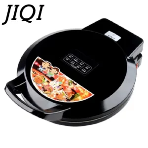 JIQI Electric Crepe Maker Pizza Pancake Baking Pan Machine Griddle Chinese Spring Roll Pie Frying Grill Steak Cooker Roaster EU - Image 2