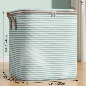 1pc Household Large Capacity Storage Bag Non-woven Material Closet Wardrobe Organizer Can Be Used For Quilt Clothing Toys - Image 4