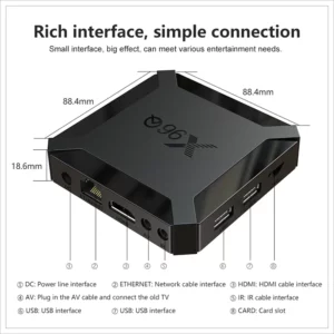 Android 10 X96Q TV Box 2GB 16GB Allwinner H313 Quad Core 4K Smart TV BOX Wifi X96 1GB 8GBSet Top Box - Image 3