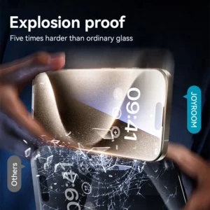 Joyroom Private Glass For iphone 16 15 14 13 ProMax Screen Protector Anti-spy Tempered Glass For iPhone Privacy Screen Protector - Image 6