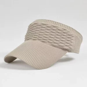 Summer Anti-UV Sun Hat Women Empty Top Hat Travel Beach Outdoor Sports Visor Cap Knitted Baseball Hat - Image 6