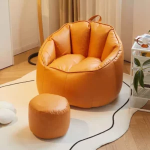 X&D Dirt Resistant Technology Fabric Nordic Lazy Sofa Can Sleep The Balcony Lazy Lounge Chair Tatam Single Bedroom Bean Bag Sofa - Image 6