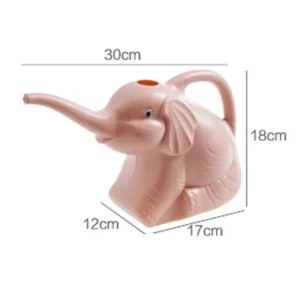 Cute Plastic Elephant Shape Watering Pot Can Plant Outdoor Irrigation Home Accessories Gardening Tools Equipment Garden Supplies - Image 6