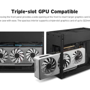 Lian-Li A4-H2O (PCIe 4.0) Mini ITX Computer Case PCIe 4.0 mini itx case DAN Cases Co-Brand support 240 CPU AIO Cooling - Image 6