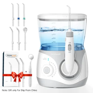 Home Water Flosser, 600 ml Large Capacity,10 Adjustable Pressures,6 Home Nozzles Professional Oral Irrigator for Teeth Clean - Image 1