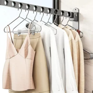 Wall Rack for Clothes Foldable Wall Drying Rack Wall Mounted Clothes Drying Hanger for Laundry Folding Indoor Laundry Hanger - Image 3