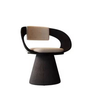 Elegant Rotating Living Room Chair - Modern Creative Dressing Stool for Bedroom Makeup, Light Luxury Chair furniture - Image 6