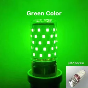 Bulb E27 LED Colorful Corn Bulb 12W Pink Red Blue Green Purple Golden 7Colors Lamp AC 220V Bulb Chandelier Decoration - Image 6