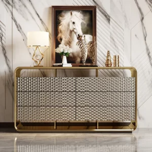 Luxury Fashion Morden Living Room Cabinets Display Storage Drawers Organizer Showcase Cabinet Home Cupboard Vitrine Furniture - Image 2