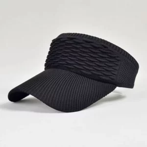 Summer Anti-UV Sun Hat Women Empty Top Hat Travel Beach Outdoor Sports Visor Cap Knitted Baseball Hat - Image 5